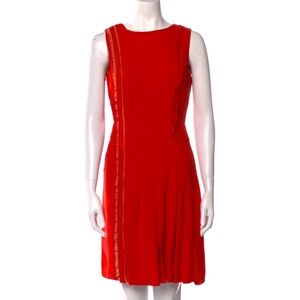 J. Mendel raw edge silk dress - size 4